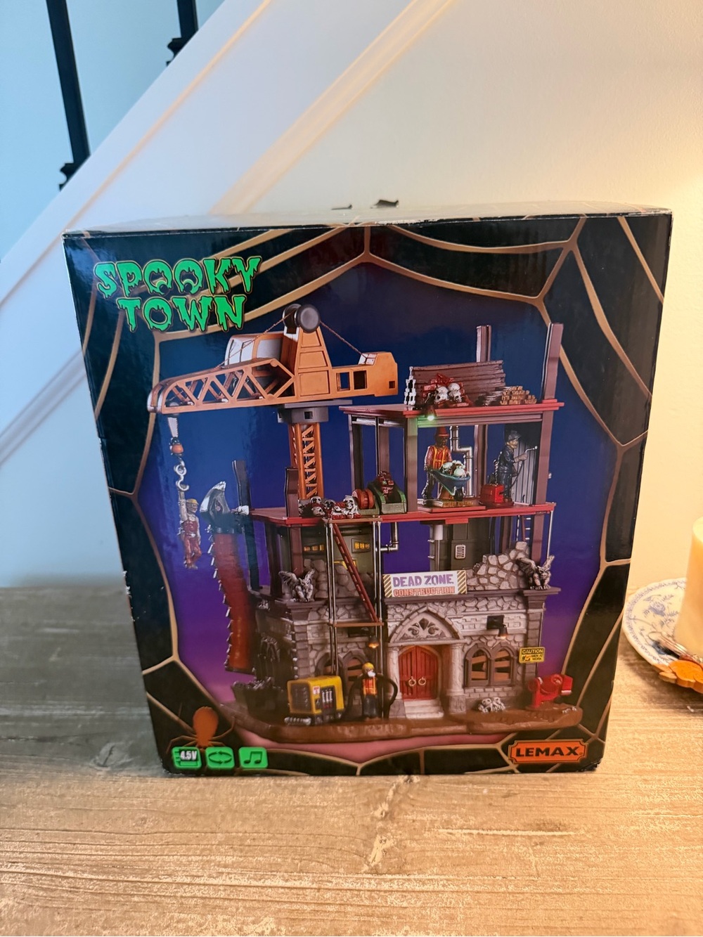 LEMAX Spooky Town Dead Zone Construction Halloween